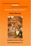 Cecilia Memoirs of an Heiress, Volume II [EasyRead Comfort Edition]