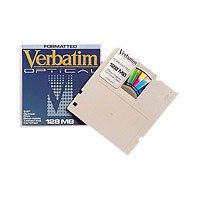 Verst&auml;rker und Receiver: Verbatim 1X Unformatted MO-Cartridge 128 MB 3� 512 B/Sektor