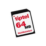 TV Ger&auml;te: tiptel MMC 4 Multi-Media-Card Speichererweiterung (plus 4 Stunden Aufzeichnung) 64 MB
