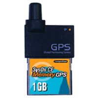 Festplatten: SysOnChip CF GPS HIGH SENSITIVE GPS-Empf�nger als CompactFlash Karte inkl. 1GB Speicher