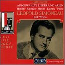 Leopold Simoneau - Selected Lieder and Arias ~ Handel &middot; Rameau &middot; Haydn &middot; Duparc &middot; Faur&eacute;