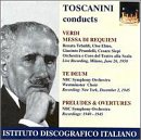Verdi: Requiem, Te Deum, Preludes & Overtures