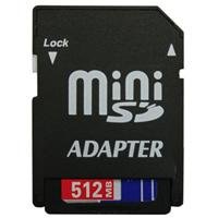 TV Ger&auml;te: takeMS miniSD 512.0 MB SecureDigital Card 512 MB