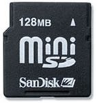 SanDisk SDSDM-128-J60M mini SDカード