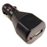 Eforcity Retractable USB Charging Cable + Car Charger AD for PSP