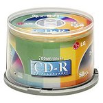 Lautsprecher: LG CD-R 52x Speed 50er Spindel 80Min 700MB CD-Rohlinge