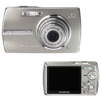Olympus Stylus 710 7.1MP Ultra Slim Digital Camera with 3x Optical Zoom (Silver)