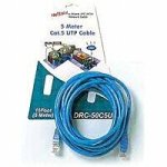 Digitalkameras: D-Link NetCable 5M Patchkabel Kat5 UTP blau 5.0 m