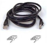 50FT CAT6 Black Patch Cable Snagless RJ45M/RJ45M