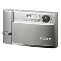 Sony Cybershot DSC-T50 7.2MP Digital Camera with 3x Optical Zoom (Silver)