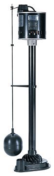 Little Giant VS-P2800-RP 1/3 HP, 46 GPM - Automatic Vertical Sump Pump w/ Snap Action Float Switch,