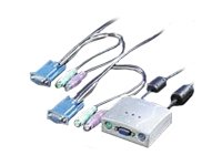 Elektronik und Foto: ACTEBIS VALUE Star KVMSwitch 2xPS/2 + Kabelgarnitur 1User - 2PCs