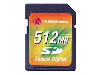 Lautsprecher: LG Secure Digital (SD) 512MB High Speed Speicherkarte