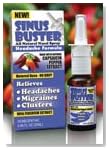 Sinus Buster Headache Nasal Spray made with Capsaicin Pepper Extract & Feverfew for Headache Relief and Prevention - 100% Natural 