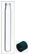TEST TUBES WITH SCREW CAP ~ GLASS 6/PK