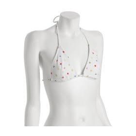 Shoshanna white mini fruit sliding triangle top Shoshanna white mini fruit sliding triangle top