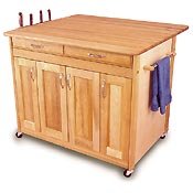 Butcher Block Kitchen Islands - Catskill Craftsmen 64230 Super Plus Butcher Block Island -... by Catskill