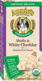 Annie's Homegrown Shells & White Cheddar Macaroni & Cheese, 6-Ounce Boxes (Pack of 12)