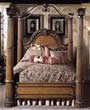 Pulaski 2551-Cnpy-Pkg1 Salerno Canopy Bed Bedroom Set - Bedroom Sets