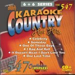 Karaoke Music CDG: Chartbuster Karaoke 6X6 CDG CB20547 - Country Hot Hits Male May Vol. 2