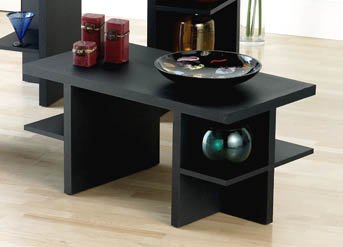 Contemporary Black Cocktail Table 