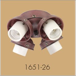Sea Gull Lighting 1651-26 Indoor Ceiling Fan Light Kit Four Light in Sienna