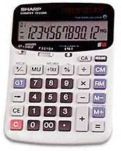 Sharp VX-2128R 12-Digit Dual Powered Semi-Desktop Calculator
