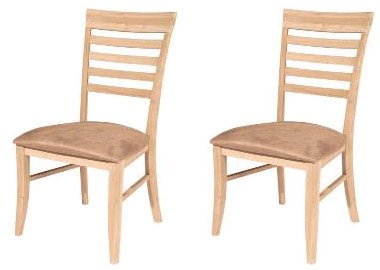 Whitewood Furniture Roma Ladderback Dining Chair - Set of 2
