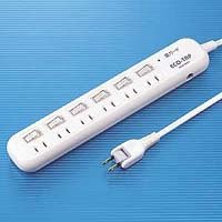 【クリックで詳細表示】SANWA SUPPLY TAP-SP26E-5 省エネタップSP(6個口、5m)