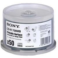 Festplatten: Sony CD-R 48x Speed 50er Spindel Thermo printable 700MB CD-Rohlinge