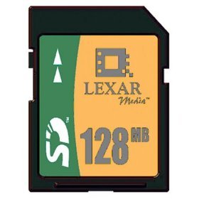 Click here to buy Lexar Media 128 MB Secure Digital Card by Lexar.