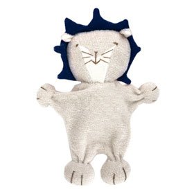 giggle Better Basics Terry Lion (Organic Cotton) (Navy Blue Mane)