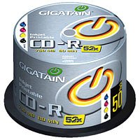 DVD Player: ODS Optical CD-R 50Pk. CD Rohling 80min 700MB 52xSpeed Spindel bedruckbar