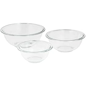 Pyrex Prepware 3-Piece Mixing Bowl Set by Pyrex