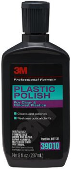 3M Plastic Polish 39010, 8.0 oz Bottle 