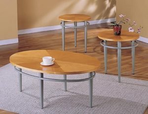 3-Piece Maple Cocktail Table Set
