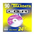 Speicherkarten: RITEK Traxdata CD-R90 silber CD Rohling 90min 800MB 24xSp. JewelCase silber