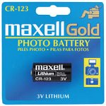 Maxell CR-123 Camera Battery