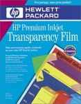 Hewlett Packard C3834A Premium InkJet Transparency Film 50 Sheets