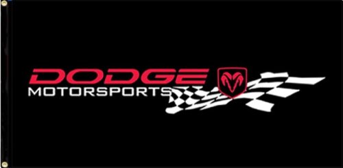 Dodge Motorsports FLAG BANNER SIGN PREMIUM 4X2 BRAND NEW 