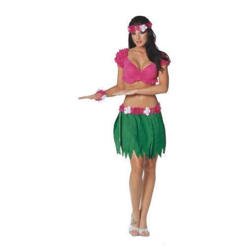 Sexy Hula Hunny Plus Sexy Adult Costume