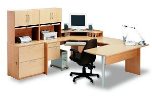 Corner Workcenter - (Maple) - Corner Workcenter
