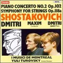 Shostakovich: Piano Concerto No. 2, Op. 102; Symphony for Strings, Op. 118a by  Claire Newman, Michel Tettez, Robert Crowley, Ross Edwards, and Dmitry Shostakovich 