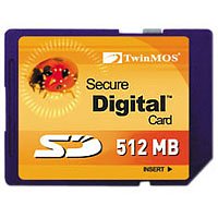 TV Ger&auml;te: TwinMOS SD 512.0 MB SecureDigital Card 512MB