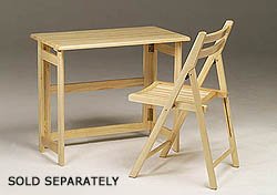 Gateleg Desk and Folding Chair - sold separately - foldable excellence - (Sahara) Desk