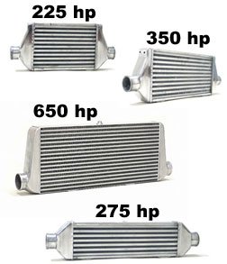 Yonaka Motorsports (YMIC009) Front Mount Intercoolers - 275 hp - 18