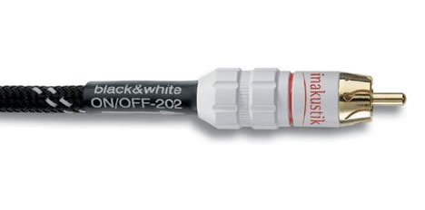 Navigationssysteme: in-akustik Monitor On/Off-202 digitales Audiokabel Cinch - Cinch 1,2 m