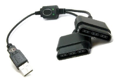 Camcorder: Controller Adapter von HILLICOM f�r PSX zu USB PC 2fach f�r PSX PS2