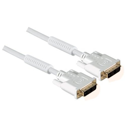 Heimkinosysteme: Hama DVI-Verbindungskabel Single Link DVI-D - DVI-D mit Filter 10 m weiss