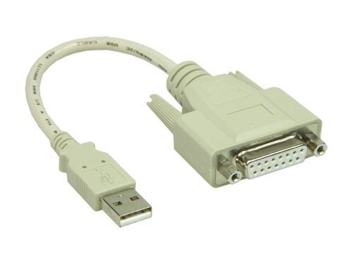 Audio und Video: USB - Gameport Adapterkabel